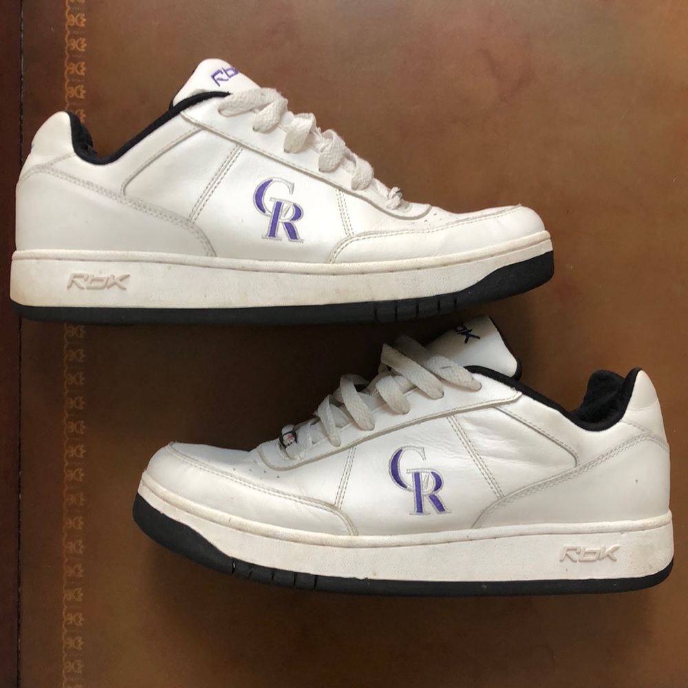 MLB Colorado Rockies shoes white Reebok size 11